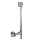 Heavy Duty Solid Brass Tub Drain Featuring Square Faceplate Bottom Outlet Lift And Turn Valve Oil Rubbed Bronze Finish Real Deal Hardware Smooth Bathroom Refresh.