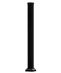 Heavy Duty Three By Three Inch Aluminum Railing Post Built For Porches And Decks Holds Up To 800 Lbs Textured Black Powder Coat AAMA2604 IBC Compliant 39 Inch Height