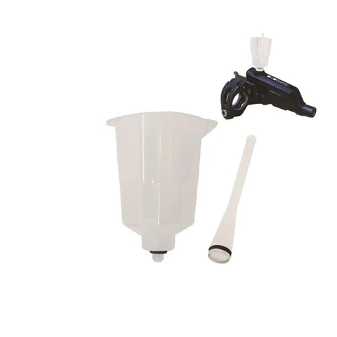 Two Pack Bike Brake Bleed Funnel With M5 Threaded Spout For Shimano Hydraulic Systems And Mountain Bikes Mineral Oil Compatible