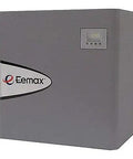 Heavy Duty Commercial Electric Tankless Water Heater With 108 Kw Capacity And 480 Volt Wiring For Instant Hot Water On Demand In Restaurants And Quick Connect Ready Commercial Kitchens Built Tough, grey unit.