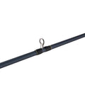 Close-up of President Spincast Rod And Reel Combo Six Foot Six Inch Medium Power Two Piece Graphite Rod with guide on rod