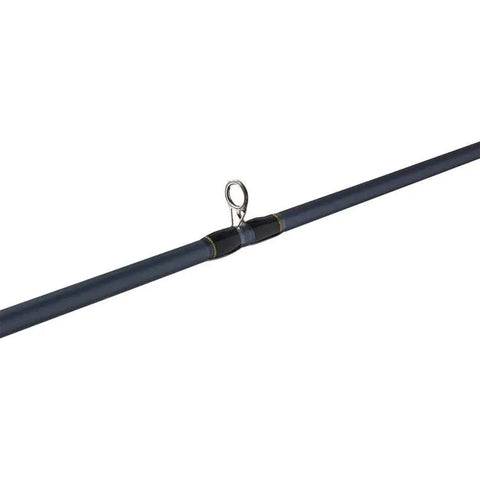 Close-up of President Spincast Rod And Reel Combo Six Foot Six Inch Medium Power Two Piece Graphite Rod with guide on rod