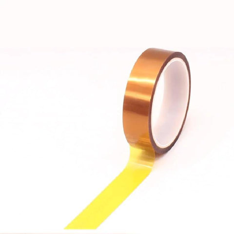 Brown Polyimide Kapton Tape High Temperature Insulating Adhesive For 3D Printers And Electronics Heat Resistant Tape 30 M Roll Width 5 To 40 Mm
