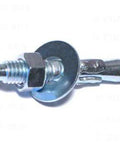 Concrete Stud Anchors 3/8 By 2-1/4 Inch Steel With Zinc Plating for fastening, side view of single anchor