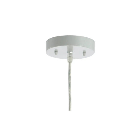Ceiling mount of Cream Modern Boho Rope LED Pendant Light Fixture With Adjustable Dome Ceiling Lamp For Kitchen Island