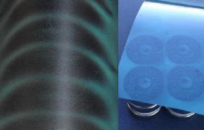 Magnetic Viewing Film For Field Detection, See Magnetic Patterns Visually, 6x6 Inch Sample Size with visible field lines