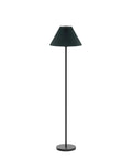 Must Have Black Pole Floor Lamp With Adjustable Height And Dark Green Shade, Metal Base, LED Bulb Included, 44 to 59 Inch Tall Standing Light