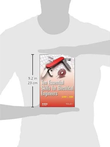 Book Ten Essential Skills for Electrical Engineers, red cover with IEEE logo