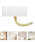 Wall Mount Sink - Lightweight Plastic Basin for Small Bathrooms, Easy No-Drill Installat, back view showing plumbing connection.