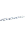 Built Tough Silver Steel Wire Mesh Cable Tray Kit Electro Zinc Plated Finish 118 inch long cable tray for heavy cables.