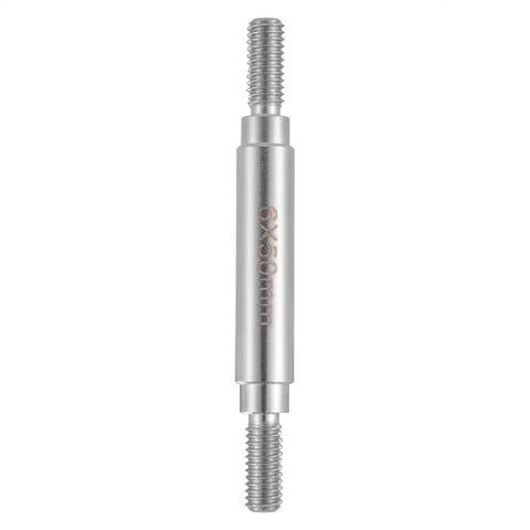 Stainless Steel RC Suspension Links 50mm Upgrade For One Tenth Scale SCX10 TRX4 Crawler, beefy silver link rod