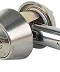 MT5 Plus Hercular Single Cylinder Deadbolt With Thumb Turn In Satin Chrome Finish, High Security Lock System side view