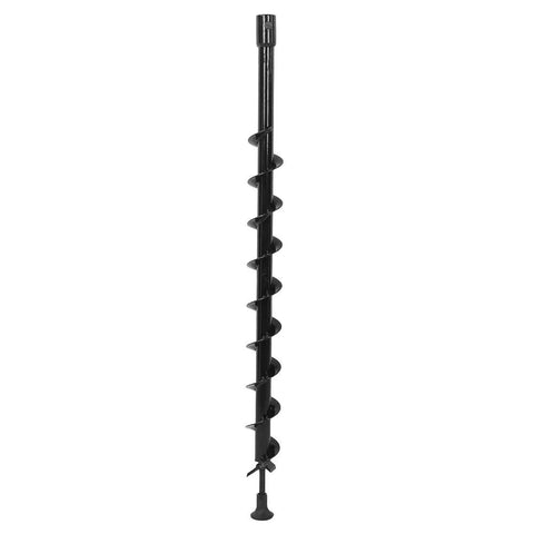 Pro Grade Earth Auger with Carbon Steel Shaft, 20mm shaft, visible single drill bit for planting, digging, and soil turning