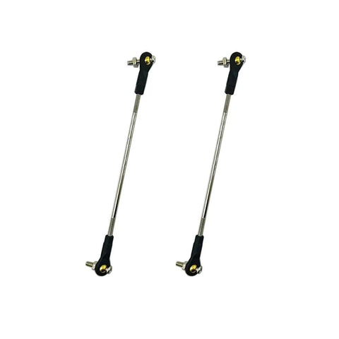2Pcs RC Toy Push Rod Set With Adjustable Tie Rods And Ball Head Joint Servo Linkage Link Rods M3x100mm For RC Airplane Helicopter Car Boat DIY Model Parts