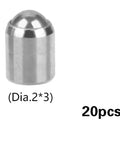 Snag These Rock Solid Stainless Steel Ball Plungers 2Mm X 3Mm Spring Loaded Push Fit Fasteners for heavy duty use, single plunger shown.