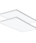 2x4 LED Flat Panel Light Switchable CCT 3500K 4000K 5000K Flicker Free Ceiling Panel Fixture with uniform lighting, 2 pack displayed