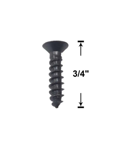 3/4 inch mounting screw included with Beefy 2.5 Inch Forged Solid Brass Door Latch 1 Pack For 90 Degree Right Angle Doors And Windows