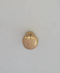 Gold Plated Shell Cabinet Knob Vintage Geometric Drawer Pull For Dresser Kitchen Furniture close-up view showing textured surface.