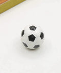 Solid Ceramic Soccer Knobs Four Pack Football Drawer Handles For Kids Bedroom And Man Cave Sports Decor Dresser Cabinet Pulls Easy Install Badass Home Gear, black and white soccer ball design.