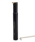 Five Eighth Inch Shank Grooving Cutoff Tool Holder Boring Bar With Four Point Nine Inch Overall Length For Pro Grade Tool Life And Faster Cutting Low Friction Machining With Carbide Insert MGMN200 Model MGIVR2016-2 shown with L-shaped tool