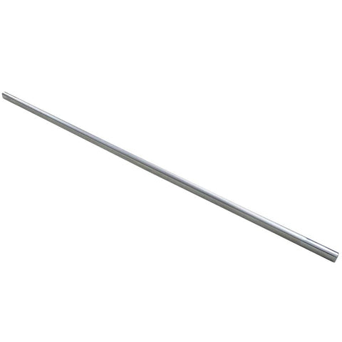 Diagonal side view of 36-inch steel steering shaft, 3/4-inch diameter for universal DD U-joints