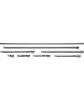 Get Er Done 8 Piece 3 8 Inch Drive Wobble Extension Set includes eight chrome shafts for automotive repairs and adjustments.
