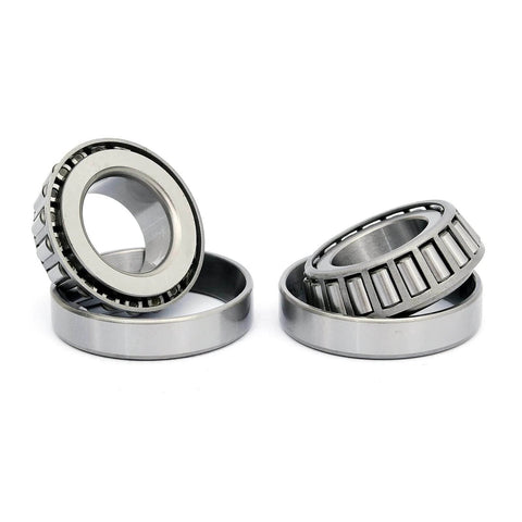 32005X Tapered Roller Bearing Cone Set, 25mm Bore 47mm OD 15mm Thickness 2PCS, visible in two pieces on a white background