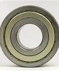 3203ZZ Double Row Angular Contact Ball Bearing 17x40x17.5mm with dual metal shields, chrome steel, front view