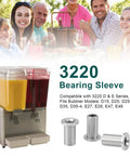 3220 Bearing Sleeve For Beverage Dispenser Replacement Compatible With D And E Series And WD Models Including D15 D25 D35 E17 E27 E29 E47 E49 E275 E296 GCOOL HD15 WD15 WD155 WD2 Pack Of 3 Ideal For Busy Cafes And Restaurants product image
