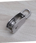 32mm Stainless Steel Single-Sheaved Pulley Roller Swivel Function Heavy Duty Wire Rope Pulley for Lifting Systems