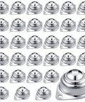 32 Pcs Surface Roller Ball Transfer Bearings 1 Inch Carbon Steel Units for Conveyors Roller Stands Furniture Workbenches