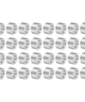 32-piece aluminum spacer set with 4mm ID, 7mm OD, and 4mm length, unthreaded standoffs for M4 screws; crafted from durable 6061 aluminum.
