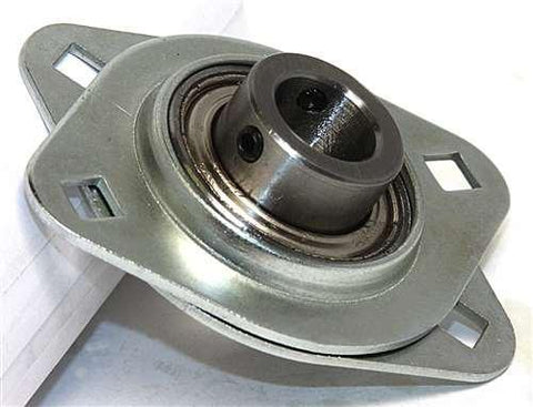 3/4"inch Bore Mounted Bearing Stamped Oval 2 bolt Flanged FYH SBPFL204-12 - VXB Ball Bearings