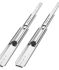 34 Inch Heavy Duty Drawer Slides 500 Lb Per Pair Capacity Side Mount Full Extension With Screws Triple Fold Ball Bearing Stainless Steel Rails