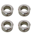 ✝️ 3/4" Bore Stainless Steel Axle Shaft Collars w/Set Screw,4-Piece heavy duty stainless pulley wheel for lifting and rigging systems