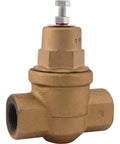 Performance Driven Three Quarters Inch EB75 FPT To FPT Pressure Regulator Valve With 45 PSI Setting For Tight Spaces, brass valve