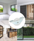 34mm Sliding Door Nylon Pulleys Four Pack For Screen Doors Wardrobes Cupboards And Closets Quiet Wear Resistant Nylon Wheels