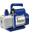 3.5 CFM Single Stage Rotary Vane Vacuum Pump For HVAC Auto AC Refrigerant Recharging With R134a AC Manifold Gauge Set Combo Pro Grade