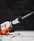 Powerful 3500W demolition jack hammer delivers fast concrete breaking for professional demolition, trenching, and hole making