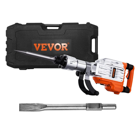 Powerful 3500W demolition jack hammer delivers fast concrete breaking for professional demolition, trenching, and hole making