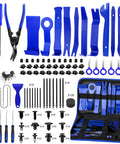 352-Piece Auto Trim Removal Tool Kit For Cars Trucks And More With Pry Tools Door Panel Clips Remover Pro Grade Fastener Retainer Tool Set Car Interior Trim Removal Set With Blue Handles displayed on a white background.