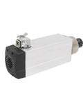 3.5KW ER25 Air Cooled Spindle Motor With Ceramic Bearings Square Type Without Flange For CNC Milling Machine