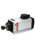 3.5KW Air Cooled CNC Spindle Motor ER20 220V And 380V High Torque With 4 Bearings, side view showcasing cooling design.