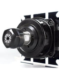 Close-up of 3.5KW Air Cooled CNC Spindle Motor ER20 220V And 380V High Torque With 4 Bearings, 18000 RPM GDZ105x102-3.5