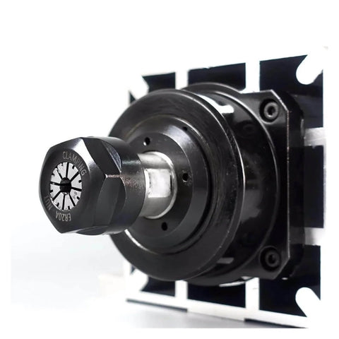 Close-up of 3.5KW Air Cooled CNC Spindle Motor ER20 220V And 380V High Torque With 4 Bearings, 18000 RPM GDZ105x102-3.5