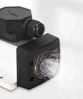 3.5kW CNC Spindle Motor Kit With Four Bearings, Air Cooled 220V Spindle shown in side view