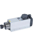 3.5KW Air Cooled CNC Spindle Motor With ER20 ER25, 4 Bearings, 220V 380V, Fixed Seat For CNC Milling Machines, Beefed Up Build