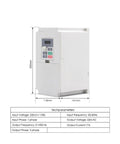 Side view of 4kW 380V VFD inverter from 3.5kW ER25 CNC Spindle Kit With Four Ceramic Ball Bearings And 4kW 380V VFD Inverter Water Cooled