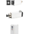 Pro Grade 3.5kW ER25 CNC Spindle Kit with Ceramic Ball Bearings, 0.01mm Collet, 220V VFD, quiet water or air-cooled option