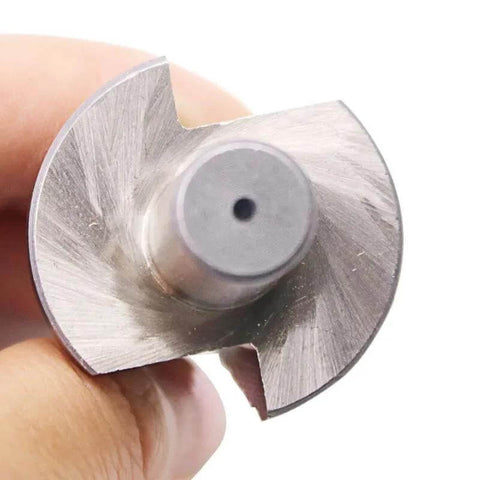 Close-up of 5-35MM High Speed Steel Step Drill Bit for wood and metal, HSS Drill Bit, showing cutting edges.
